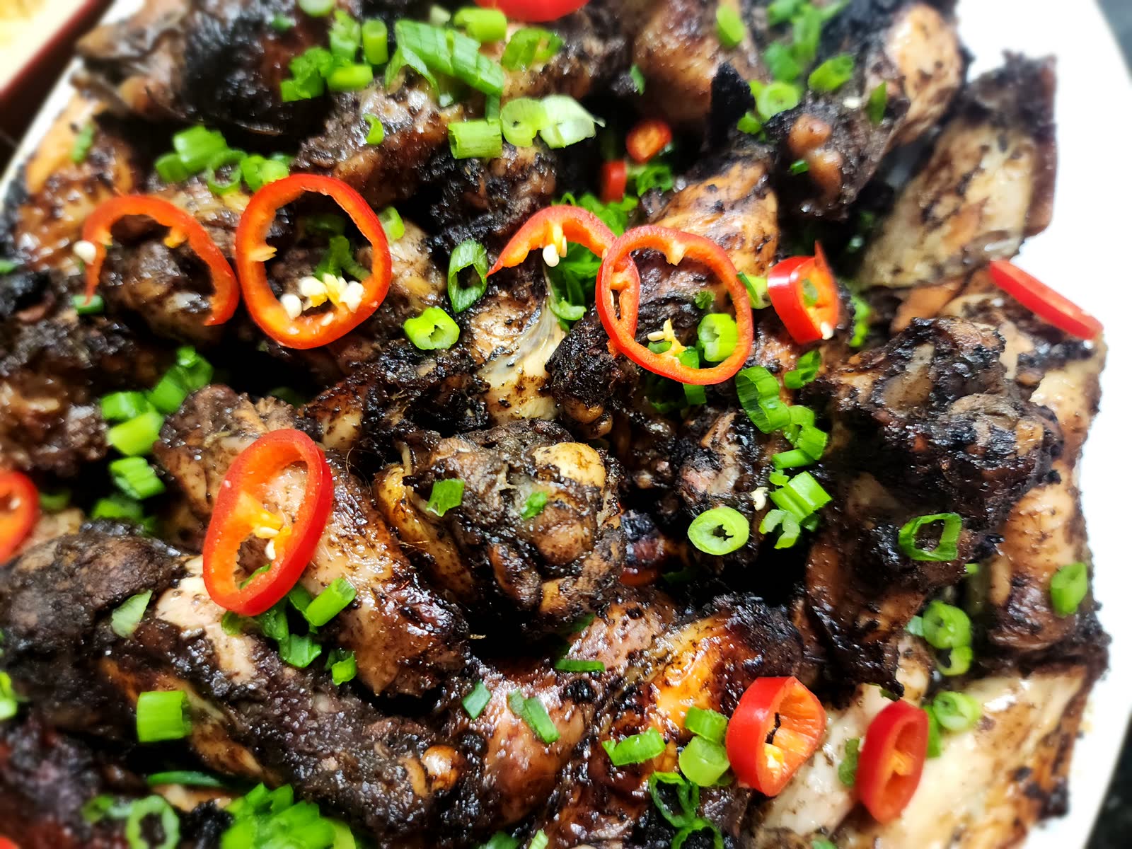 Jerk Chicken grilled to perfection